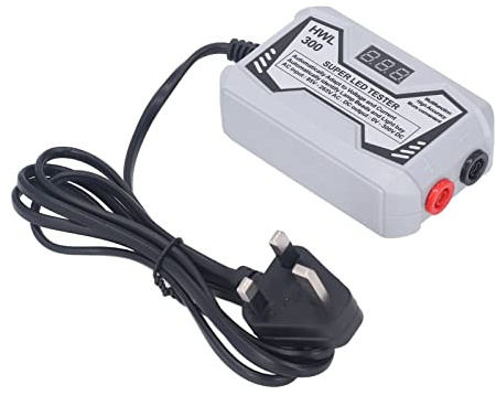 Super LED Tester, Auto Sensing 85-265V Hot Cold Isolation Real Time Digital Display Integrated TV Backlight Tester Fireproof for Inspection (UK Plug)
