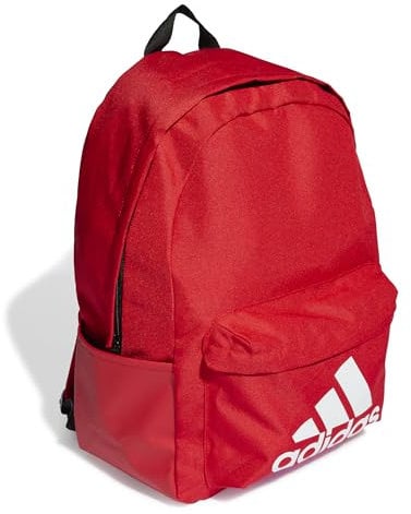 adidas Unisex Classic Badge of Sport Backpack, Better Scarlet/White, One size