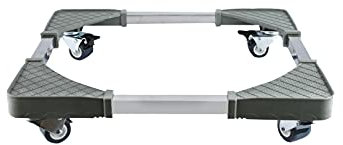 Appliance Wheels Adjustable Fridge Freezer Trolley Movable Washing Machine Base width 50-60cm length 50-63cm Air Conditioner Base for dishwasher Wine Cooler, Moisture Proof (single wheels) ()