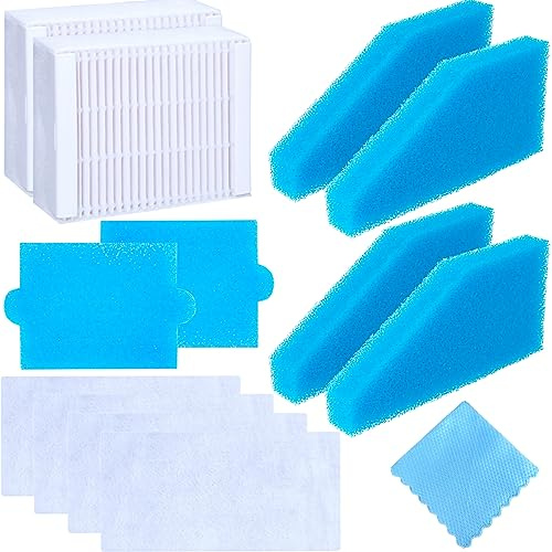 EATBALE Replacement HEPA Filter for Thomas Aqua+ Serie Vacuum Cleaner, Replacement Parts Fit for Thomas Filter set 99 (part no. 787241), Sponge Foam filter Accessories with Cleaning Brush (12Pcs)