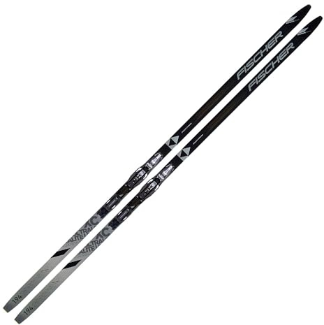 Fischer Langlaufski - Langlaufskier Set - Classic Langlauf Ski - Nordic Ski - Ultralite Crown EF Mounted - inkl. Bindung Control Step-In IFP (NNN)