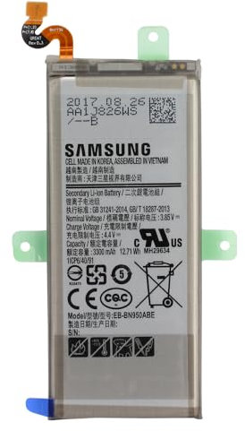 Genérico Batteria originale EB-BN950ABE Compatibile per Samsung Galaxy Note 8 (SM-N950F / N950FD) / (Capacità 3300 mAh) / Nuova fabbricazione/Accessorio originale/Service Pack.