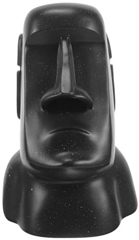 ETHZZLE Taschentuchbox Halter Moai Statue Harz Glatte Oberfläche Wohndekoration Für Zuhause Café Büro