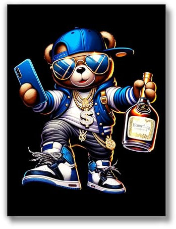 Brooke & Vine Hypebeast Raumdekor (ungerahmt, 30,5 x 40,6 cm) Sneaker-Poster, Sneakerhead-Poster, Air Jordans, Urbanes, Teenager, Jungenzimmer, Mädchenzimmer, Wandkunstdrucke, Schlafzimmer,