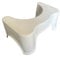 SEVEN4-UK Squatting Toilet Stool Anti Slip Easy To Clean Potty Squat Aid Puts Your Body in Optimal Natural Squatting Position Proper Toilet Posture Footstool (BLACK)