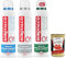 Borotalco, Deodorante Spray Puro Testpaket, mit Talk mit atmungsaktiven Molekülen, Formel ohne Alkohol und Aluminiumsalze, trockene, 48 ​​Stunden Wirksamkeit 3x 150ml + Italian Gourmet polpa 400g