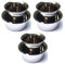 Samyuktha Stainless Steel Dabara Set, 3 Pieces, South Indian Style Filter Coffee Glass Dawara with Tumbler