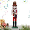 Schiaccianoci Figura Decorazione Natale Schiaccianoci Ornamenti per Albero di Natale - Natale 15 pollici Schiaccianoci | Schiaccianoci grande Natale tradizionale