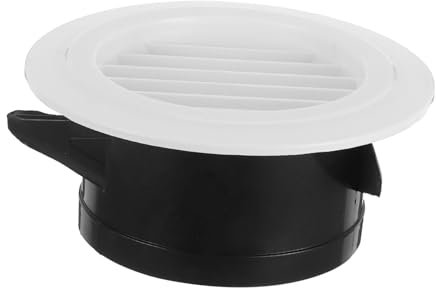 jojofuny Runde Abluftöffnung Mit Lamellen Für Untersichtslüftung Runder Luftauslass Mit Jalousie Für Dachbodenentlüftung