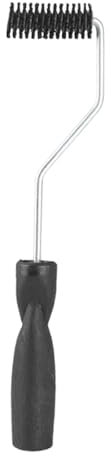 Folpus Rouleau à peinture en fibre de verre, outil à bulles, kit de rouleau à peinture pour plastification portable pour l'intérieur, Tête 28mmx50mm