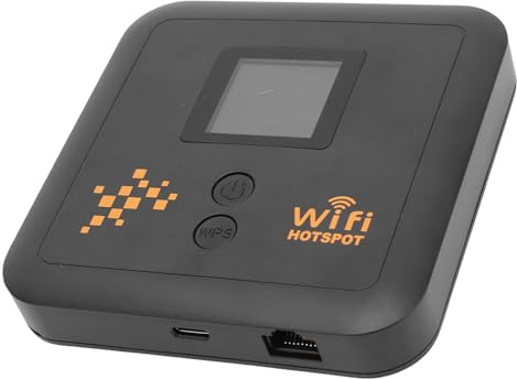 SIXRUN Router 4G LTE, Modem WiFi Dual WAN con Bilanciamento del Carico e App di Gestione Remota per Lavoro All'aperto e Viaggi di Lavoro, Velocità Wireless 750Mbps
