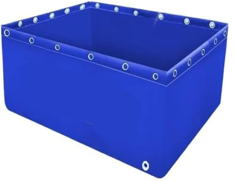 Piscina-Acuario de Lona, Portable PVC Canvas Aquarium Pool | 3 x 2 x 1 m