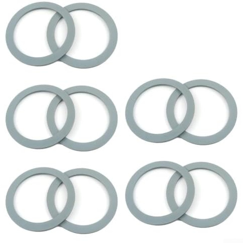 for Oster Blender Replacement Kit with 10 Rubber Gaskets - Sealing Ring for Jar Bottom Replacement - Compatible with Classic for osterizer Models - Prevents Leaks During Blending - 2.59 Inch Size