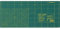 Prym Schneideunterlage cm/inch-Einteilung 30 x 45 cm, Kunststoff, grün, 45cm x30cm