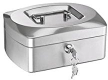 Alco-Albert 8400-36 Geldkassette, 155 x 120 x 80 mm, silber