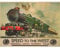 Wee Blue Coo Travel Gwr Railway Rail Train Steam Engine Corn Wales UK Retro Art Print Poster Wall Decor Kunstdruck Poster Wand-Dekor-12X16 Zoll