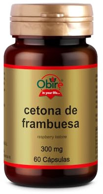 Obire | Cetonas de Frambuesa 300 mg | 60 Cápsulas | Favorece el Metabolismo | Facilita Perder Peso