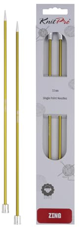 KnitPro Zing Single Pointed Needles 16 (40cm) | 3.50mm
