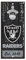WinCraft Oakland Raiders NFL Schild mit Flaschenöffner