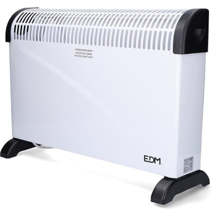 EDM 07134 Convector de Aire Modelo Turbo, 2000W, Multicolor, 3600 W, 1 Liter, 44 Decibelios, Polyester, Neutro