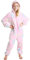 CityComfort Einhorn Onesie, Jumpsuit Mädchen, Glow in The Dark Schlafanzug Mädchen, 110-164 (11-12 Jahre, Rosa)