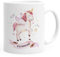 SpecialMe® Kindertasse Kunststoff Einhorn Tasse personalisierte Namenstasse für Mädchen Einhorntasse weiß Kunstoff-Tasse