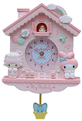 12 Inch Cartoon My melody Swing Kids Wall Quartz clock Home Bedroom liveroom