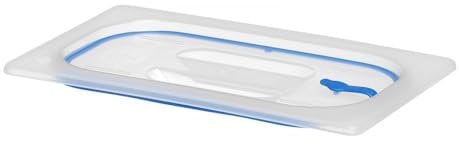 HENDI Coperchio Gastronorm a Chiusura Ermetica, Gn 1/4, Silicone, Polipropilene, 265X162Mm