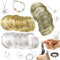dcas 3 Piezas 100 Lazo Alambre De Acero De Memoria, 0,6mm Alambre De Memoria Para Joyería, Alambre Metal Flexible, Juego De Alambre De Acero De Memoria Para Fabricación (Oro, Plata, Cian Antiguo)