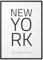 Papierschmiede® Geo Poster Koordinaten New York, A2 Stadt Poster als Wanddeko für Wohnzimmer Schlafzimmer Küche Esszimmer, USA East Coast, Bild ohne Rahmen