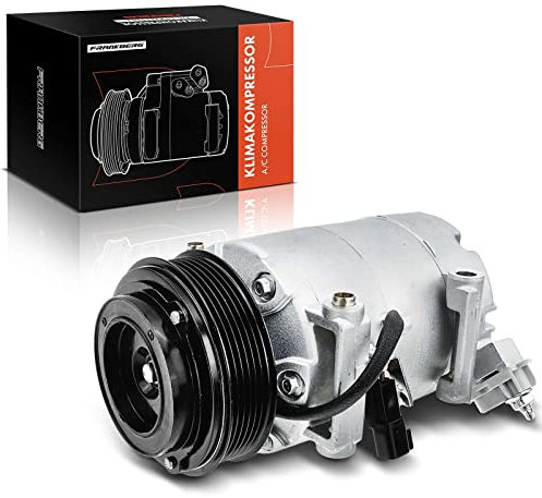 Frankberg Compresor de aire acondicionado con embrague Compatible con K.u.g.a II DM2 Focus III Grand C-Max DXA/CB7 DXA/CEU C-Max II DXA/CB7 DXA/CEU Replace# GV6119D629WAincl. aceite premezclado
