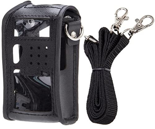 ULTECHNOVO Walkie Talkie Leather Case Radio Pouch Radio Holder Bag for Walkie Talkie Radio Bag Pouch for Radio Transceiver Radio Case Radio Bag Case PVC Outdoor Bag 3c Universal
