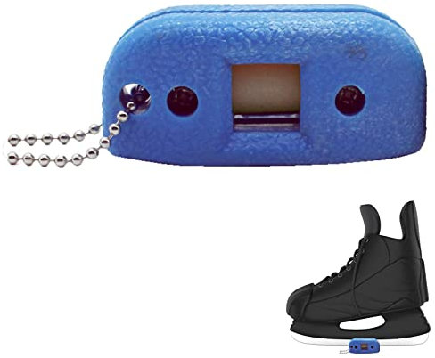 Eislauf-Schleifmaschine, verstellbarer Schärfer | Diamant-Hand-Schlittschuh-Schärfwerkzeug mit Schlüsselkette für Eiskunstlaufschuhe