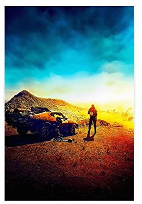 KOURT Mad Max Fury Road Poster Filmposter 1 Leinwandposter Schlafzimmer Dekor Sport Landschaft Büro Zimmer Dekor Geschenk Rahmen: 30 x 45 cm