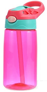 Bouteille D'eau Bouteille D'eau Mignonne Bouteille Étanche Avec Couvercle En Paille Bouteille D'entraînement En Plein Air Tasse Bouteille D'eau Bouteille D'eau Portable ( Color : D , Size : 480ml )