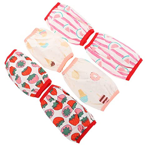 Housoutil 3pares Mangas Impermeables De Algodón Para Protector De Brazos Para Comidas y Actividades