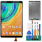 Para Samsung Galaxy Tab A 10.1 (2019) Pantalla LCD SM-T510 Reemplazo de pantalla SM-T515Touch Kit de reparación de montaje digitalizador (negro, sin marco)