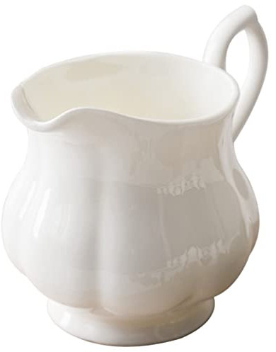 HOMSFOU taza de leche de cerámica crema de porcelana vasos de espresso té cafetera taza de expreso tarro de cafe jarra de cerámica para servir café jarra de leche envase desnatadora