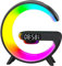 YMT G-Shape LED Wireless High Table, Bluetooth Speaker, Dimmable Night Light (Black)