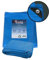 Cover Lona Impermeable / 80g/m² - Lona de protección con Ojales - para Muebles de jardín, Piscina, Coche, Caravana, Resistente a los Rayos UV, Resistente a los desgarros (Azul, 6x10m)
