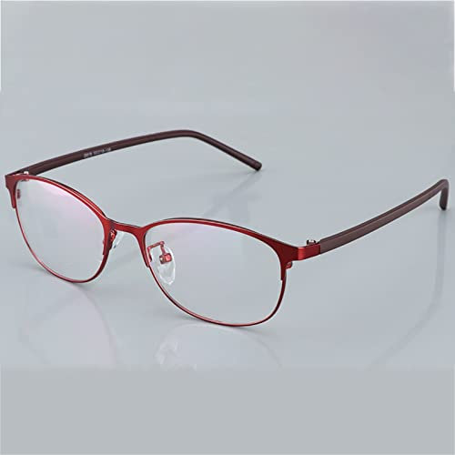 Lesebrille,Lesebrillen,UV400-Schutz-Sonnenbrille, Photochromes Sonnenleseglas In Der Nähe, Leser-Anti-Blaulicht-Brille, Unisex (Color : Red, Size : +2.5)