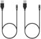ZOSKVEE 2PCS Chargeur pour Montre Connectée P95, Chargeur magnétique USB, Espacement des contacts du chargeur 4 mm