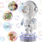 Seifenblasenmaschine, Xndryan Automatische Seifenblasenmaschine Hochzeit, 360° Drehbar Astronaut Tragbare Blasenmaschine Professional Blasenspielzeug für Kinder Hochzeit Party