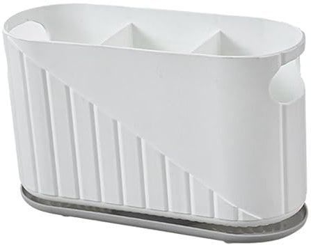 Kitchen Organizer - Countertop Utensil Caddy, Kitchen Tool Storage Box | Multifunctional Chopstick Holder Box, Spacious Utensil Drying Stand, Portable Spoon Holder for Home,7.87x2.95x5.12 inches