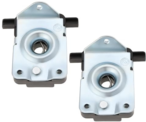 LT Easiyl 2 Uds Cerradura del Capó del Coche Cerradura del Capó Parte Inferior Pestillo de Captura Hembra 51238203859 51238185738 Compatible con BMW 3 E46 5 E39 X5 E53