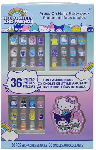 Hello Kitty and Friends 36 Press-On Nail Party Pack