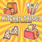 Bold & Easy Kitchen Things Coloring Book: Charming Cookware Coloring Pages with Simple Designs for Kids, Adults Calm and Joyful