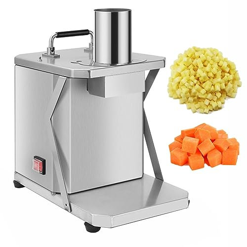 HQYMXYGEUR Commercial Vegetable Dicer Adjustable Vegetable Slicer,Electric Vegetable Cube Slicer and Slicer,Electric and Vegetable Fruit Julienne