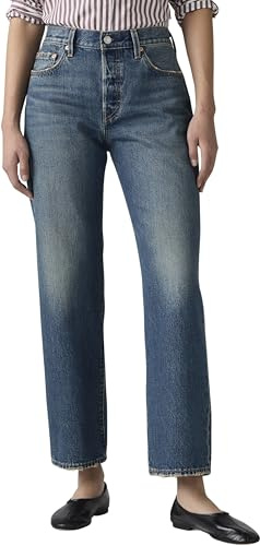 Levi's Damen Jeanshose 501 90s Ankle aus Baumwolle, Straight Fit