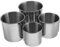 ibasenice 4 Pièces Tasse de Camping en plein air tasses de camping pliables tasse bouillante extérieure tasses à café de camping gobelets en métal gobelet pliable acier inoxydable 304